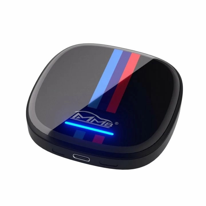Carplay wireless multimedia box dedicat BMW MMB BM Android 10 4+64GB Octa-core 2.3 GHz GPS
