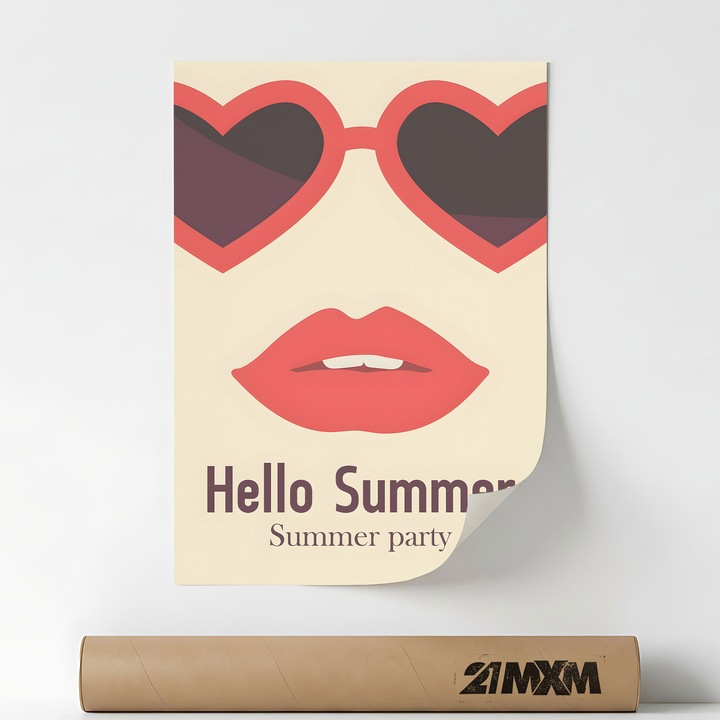 Poster Decorativ Tematica Bar & Cocktail - 'Bar 577', Material Textil, 21MXM, A4 (21 x 29.7 cm), Fara Rama