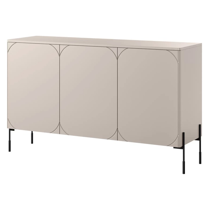 Comoda casmir 154 cm picioare metalice Sonatia