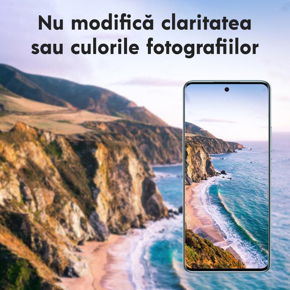Folie Camera pentru Xiaomi Redmi Note 15 Pro Plus 5G / Poco M8 Pro 5G Daden din sticla, Full Cover, Protectie Profesionala, Ultra Rezistenta, Calitate Premium, Negru