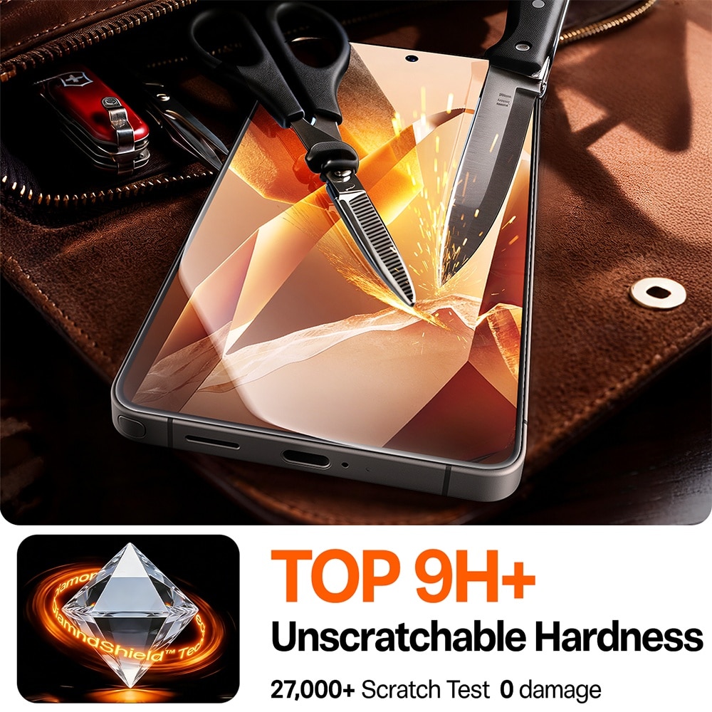 Folie pentru Samsung Galaxy S26 Ultra - Torras GlassGo Install Master - Clear