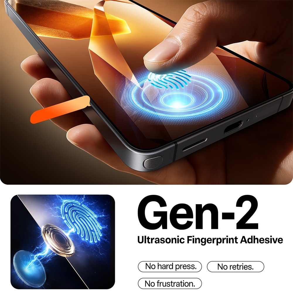 Folie pentru Samsung Galaxy S26 Ultra - Torras GlassGo Install Master - Clear