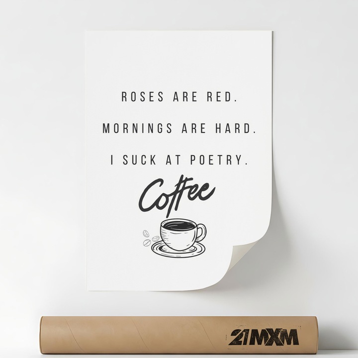 Декоративен постер с тематика Бар и Коктейл - 'Bar 614', Текстилен материал, 21MXM, 30 x 40 см, Без рамка