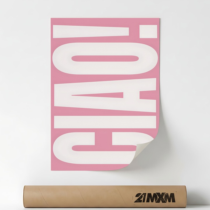 Poster Decorativ Tematica Bar & Cocktail - 'Bar 648', Material Textil, 21MXM, A4 (21 x 29.7 cm), Fara Rama