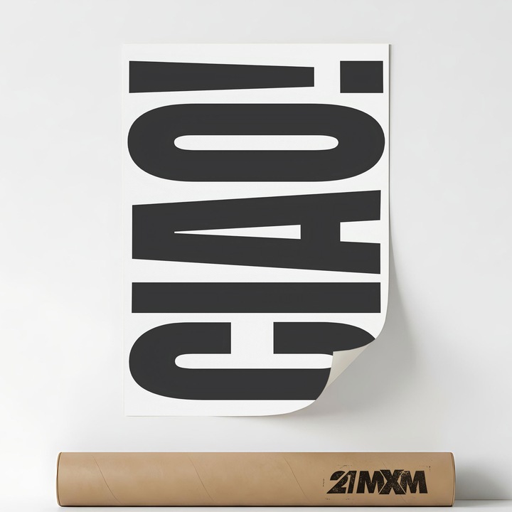 Poster Decorativ Tematica Bar & Cocktail - 'Bar 651', Material Textil, 21MXM, A4 (21 x 29.7 cm), Fara Rama