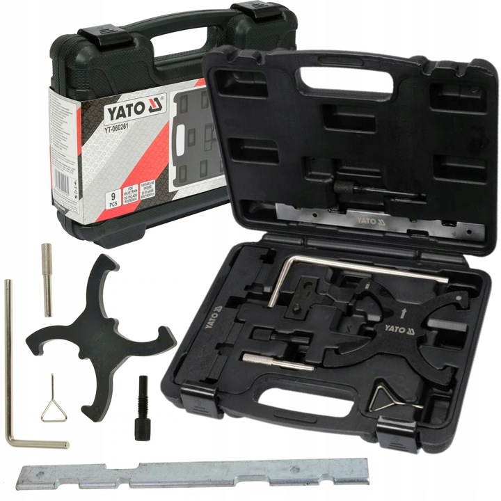 Set blocare distributie Ford Yato 1.6 Ti-VCT, 1.5/1.6 VVT, 9 piese, otel carbon