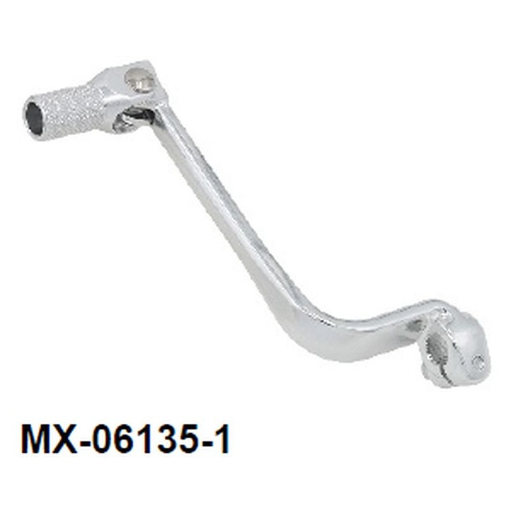 Maneta schimbator viteze, PSYCHIC aluminiu anodizat, argintie, pentru Kawasaki KLX 110 '02-'04, Suzuki DRZ 110 '02-'04