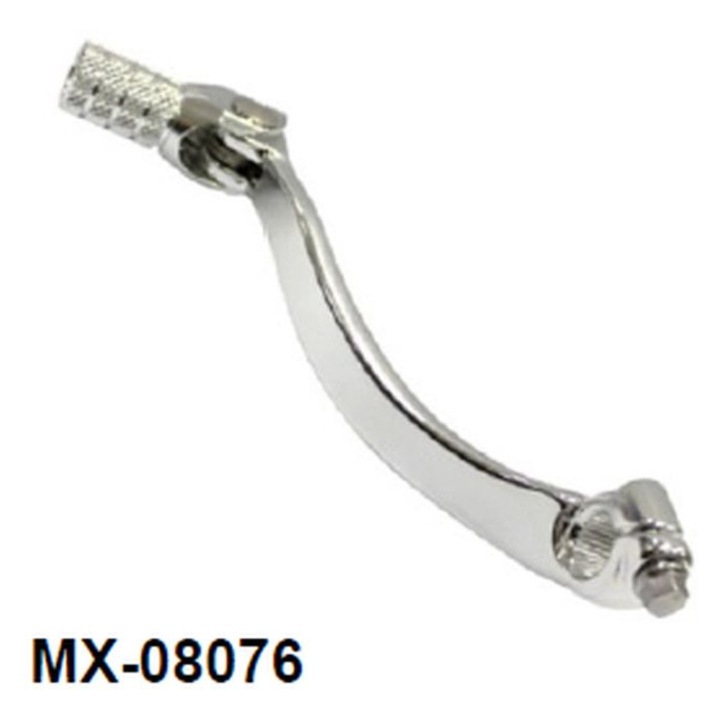 Maneta schimbator viteze, PSYCHIC, aluminiu anodizat, argintie, pentru SUZUKI RMZ 250 '07-'25