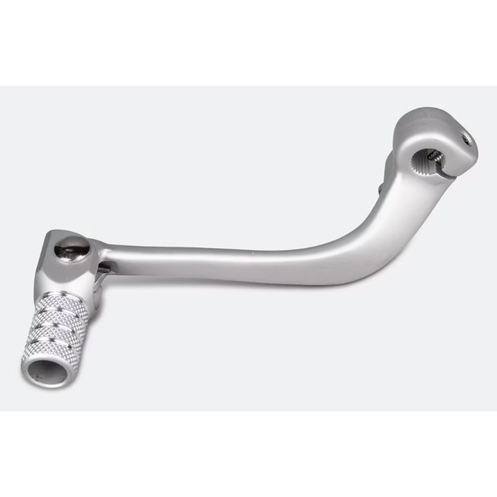 Maneta schimbator viteze, PSYCHIC, pentru Honda CRF 110 F '13-'19, aluminiu anodizat, argintie