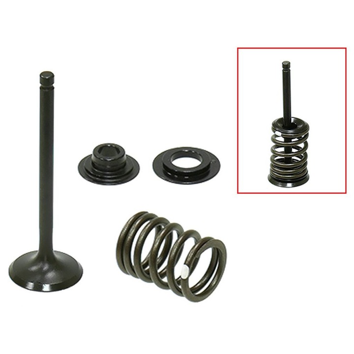 Supapa de admisie, PSYCHIC, Zawor SSACY, set, 25,5x4,98x76,6mm, pentru Honda CRF 110 F '13-'23, color: metalic