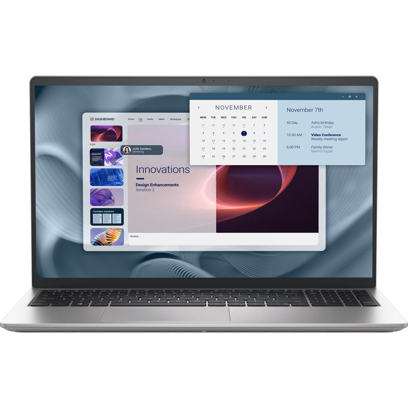 Laptop Dell Pro 15 Essential, 15.6" Full HD, Intel® Core™ i5 1334U pana la 4.6 GHz, 16 GB RAM DDR5 5200, Intel® UHD Graphics, Windows 11 Pro, Aluminium 1 TB