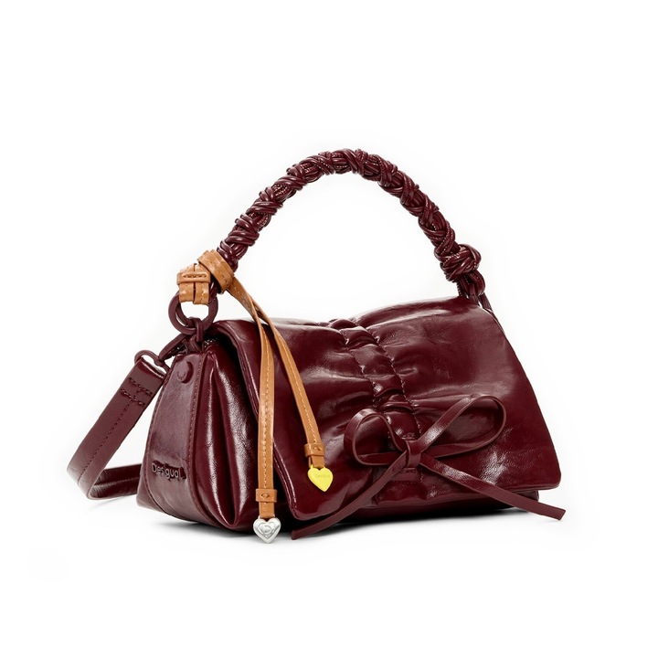Női táska, kicsi, Desigual, Juliett Mini, Bordó