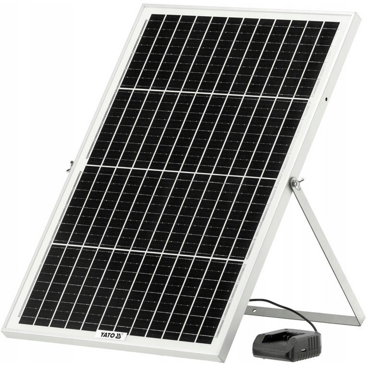 Incarcator solar si auto Yato YT-828504, 18V, 50W, USB, 0.15kg