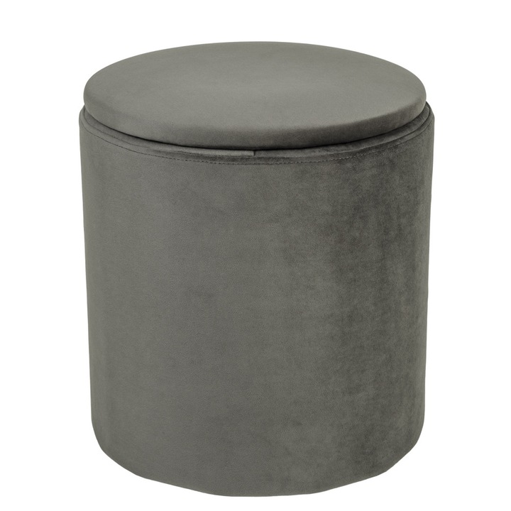 Taburet Nadia - stofa H49 - gri petrol