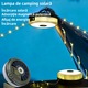 VeniSymlis® Lampa de camping solara cu banda LED 10 m, telecomanda wireless 8 m, rezistenta apa, incarcare USB-C si solara, functie power bank, 5 trepte intensitate, carlig metalic si magnet, afisaj baterie, pentru corturi si exterior