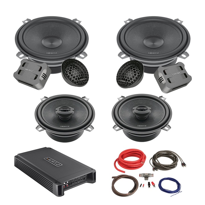 Пакет високоговорители за кола с усилвател Alfa Romeo Spider 1995-2010 Hertz Cento 760 W