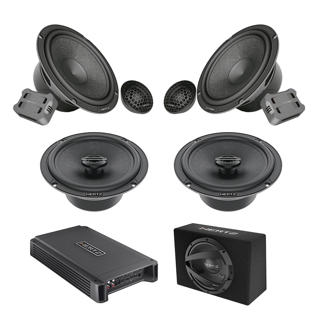 Pachet Difuzoare Auto cu subwoofer Opel Zafira C 2011-2019 Hertz