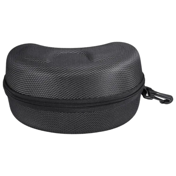Husa rigida pentru ochelari ski, CRT, Max Protect, impermeabila, carbon, 21x12x11cm