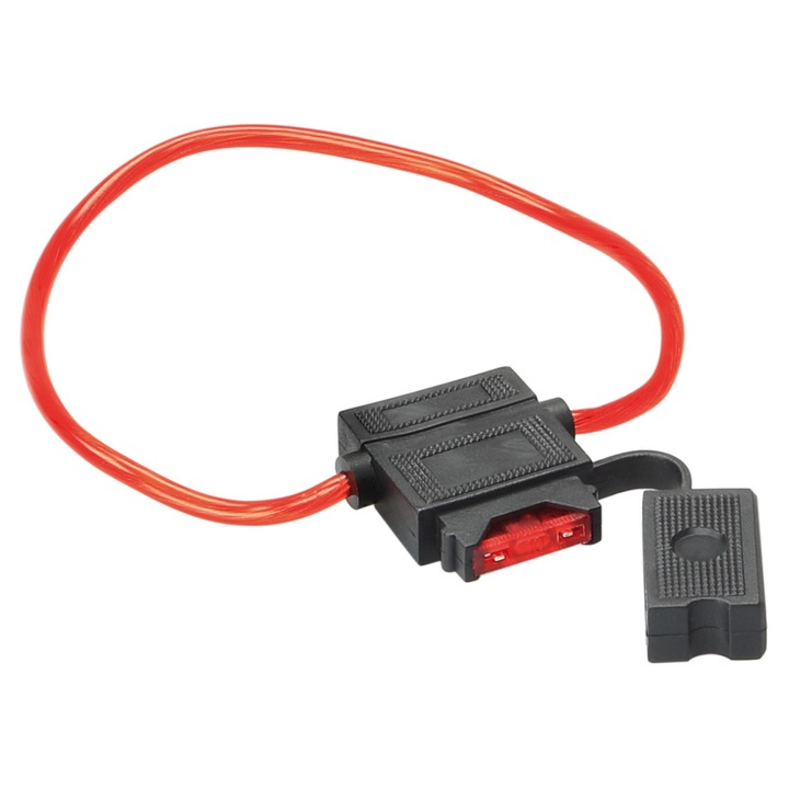 Soclu Siguranta ACV 30.3803-01 10A cablu 15 mm² / 30 cm rosu