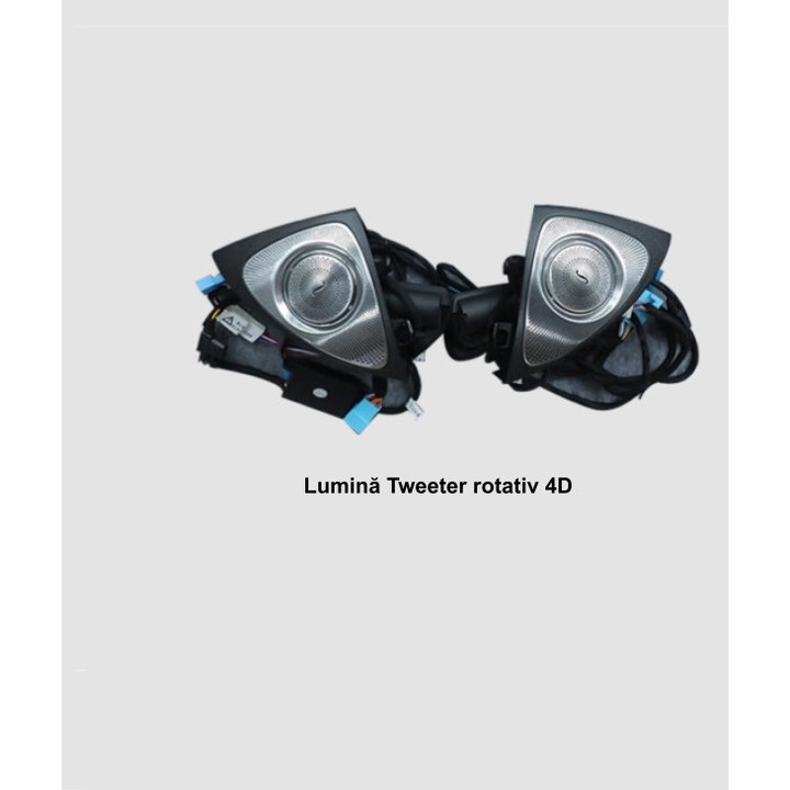 Lumini ambientale dedicate Mercedes-Benz S CLASS W222 2014-2020 RGB Acrilice 2 in 1 Statice cu efect RGB Control din Aplicatie Bluetooth / Buton