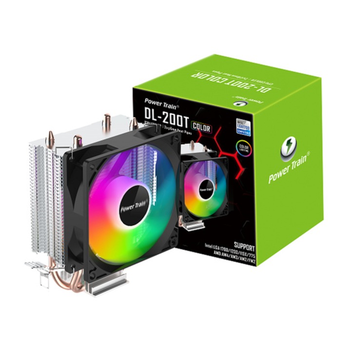 Охладител за процесор Power Train DL-200T, 110W, AM4