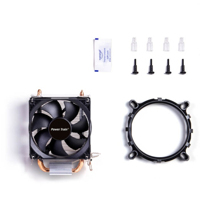 Power Train DL-200T CPU hűtő, AM4, 110W, AMD-Intel - eMAG.hu