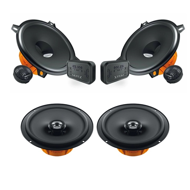 Pachet difuzoare auto Audi A3 8L 1996-2003 Hertz Dieci 80 W