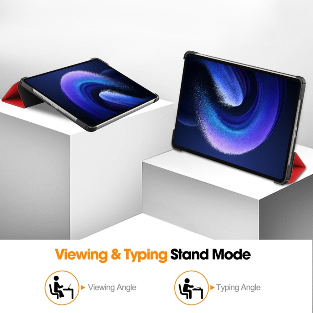 Husa pentru tableta Xiaomi Pad 6 / Pad 6 Pro, Accesorio Fold Pro, Red