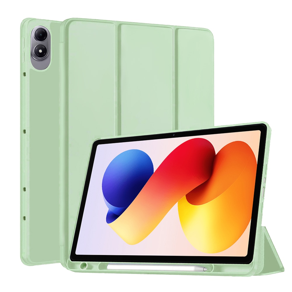 Husa pentru tableta Xiaomi Redmi Pad 2 Pro, Accesorio Flex Trifold, Matcha Green