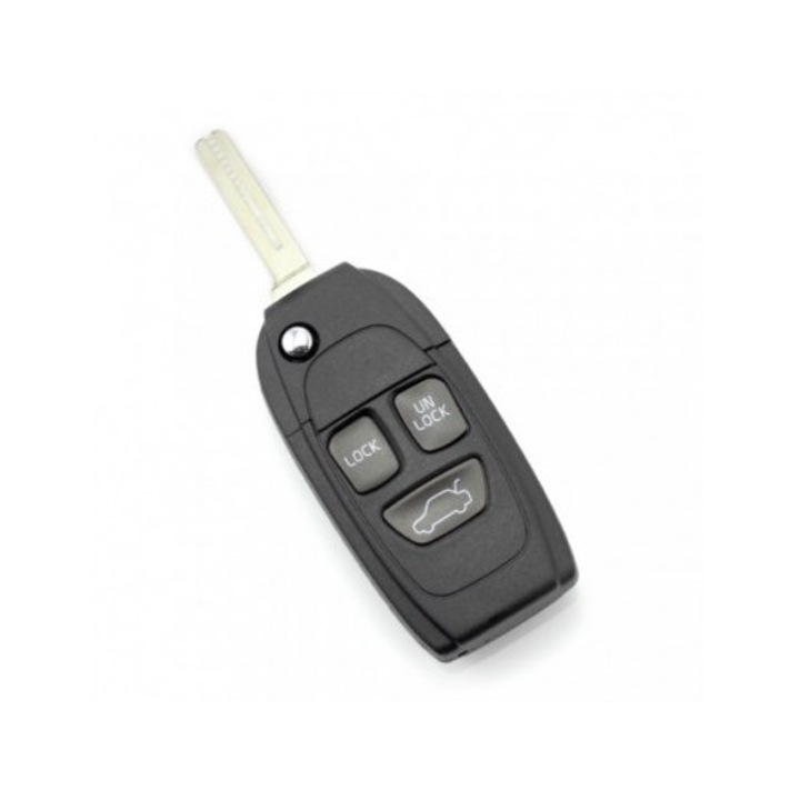 VOLVO Корпус за ключ тип сгъваем 3 бутона Xenon Bright®