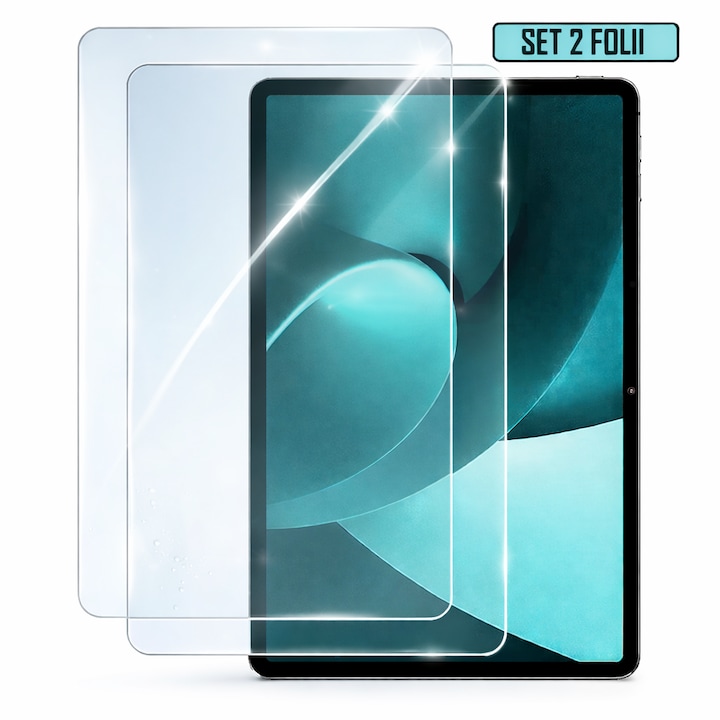 Set 2 Folii protectie tableta pentru Google Pixel Tablet, 10.95 Inch, Gama Clear Crystal, Hidrogel, Silicon Anti Zgarieturi, Instalare acasa, Transparent