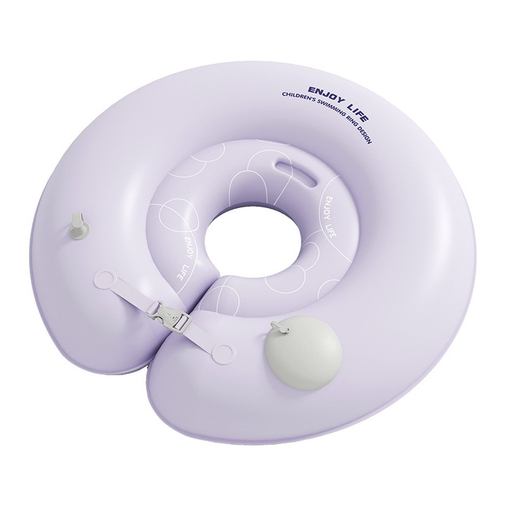 Colac de gat pentru bebelusi, XGETOP®, Umflare prin apasare, 0-8 luni, violet
