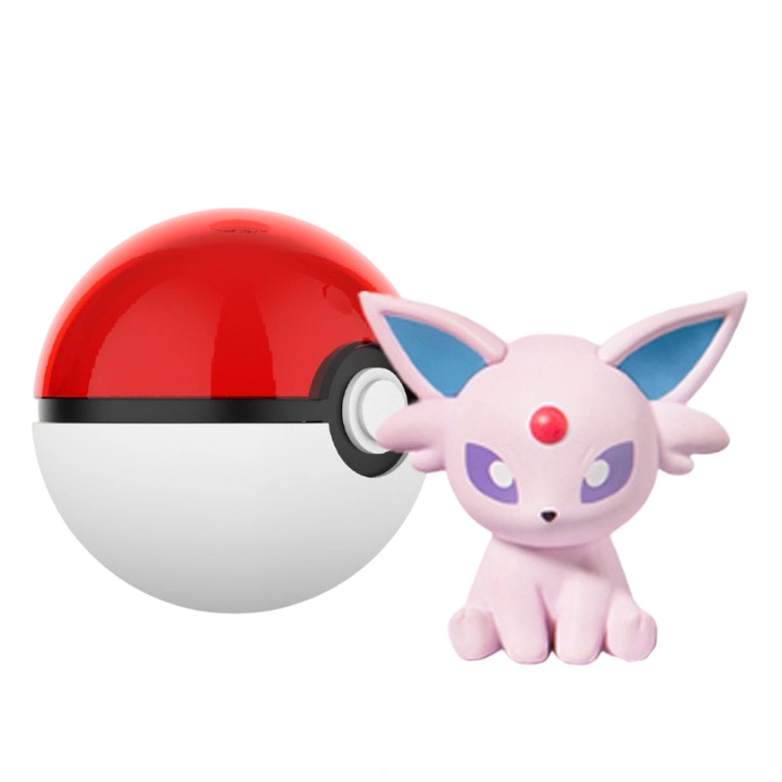 Фигурина с модел Pokemon Espeon, Ръчно изработена, Многоцветна