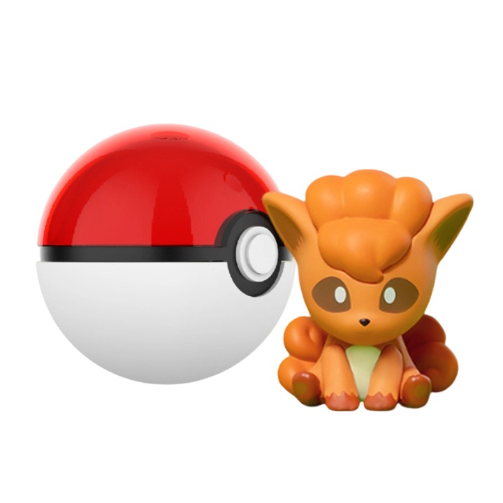 Фигурка с модел Pokemon Vulpix, Ръчна изработка, Многоцветна