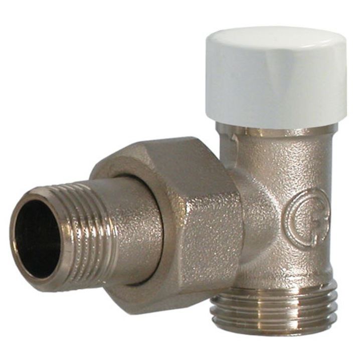 Robinet calorifer retur Fornara, 1/2" x 16mm, alama, filet interior