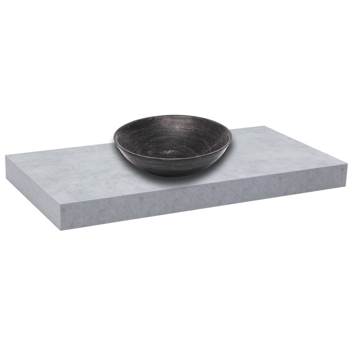 Deska sub chiuveta Naturel 70x8x50 cm beton mat