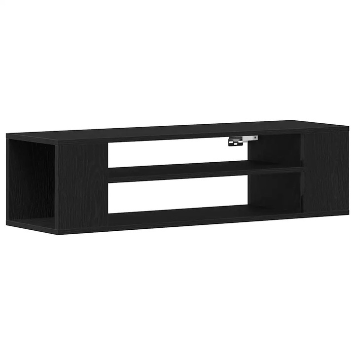 vidaXL TV szekrény Fekete tölgy 100 x 30 x 26, 5 cm Faanyag 862600