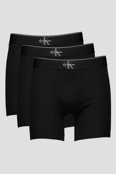 CALVIN KLEIN, Боксерки с еластична талия - 3 чифта, Черен