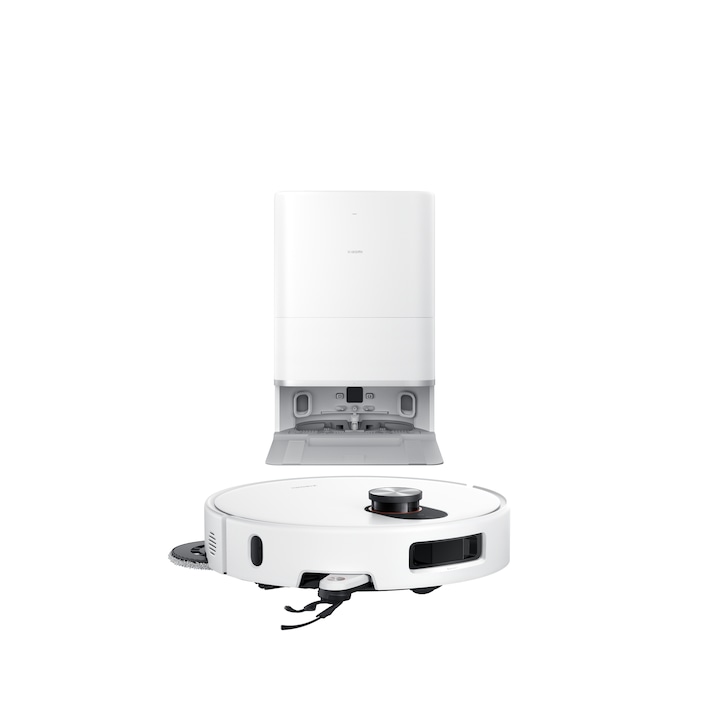 Прахосмукачка робот Xiaomi 5 BHR0834EU, 20000Pa, 5200mAh, Контейнер за прах 290мл, Навигация Lifting D-ToF LDS, Google&Alexa, Бял
