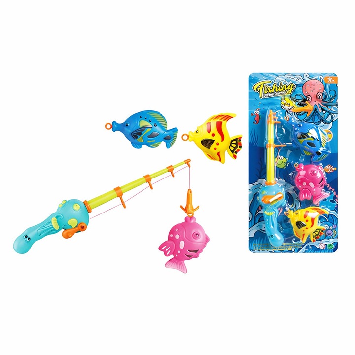 Gyermek horgászjáték EmonaMall W5746, türkiz