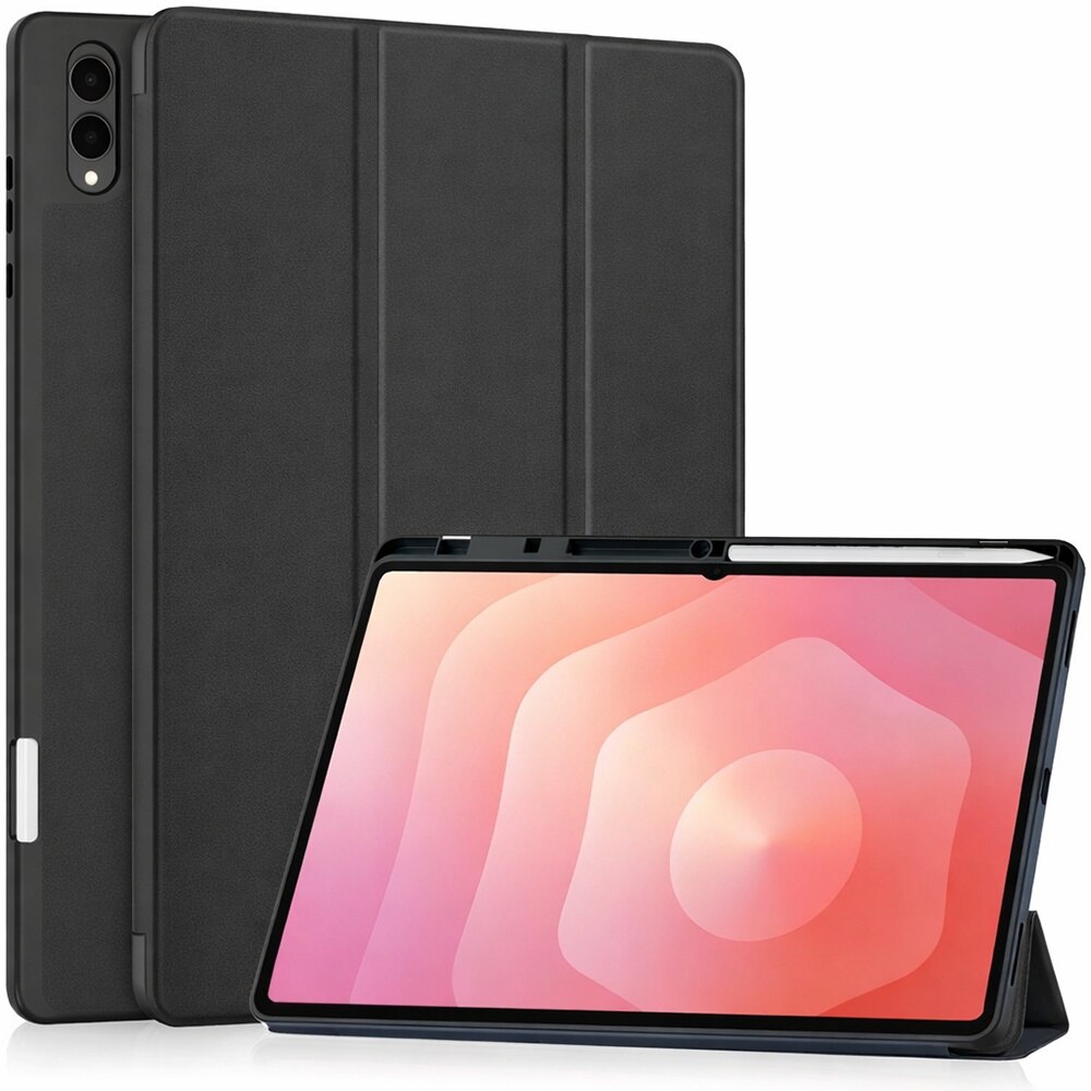 Husă pentru tabletă Flex Trifold, neagră, 360 protecție, Samsung Galaxy Tab S11 Ultra