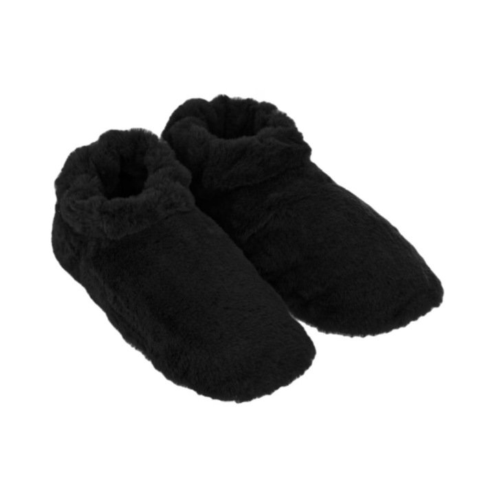 Papuci Balerini de Iarna, Negru, 36-38 EU, set