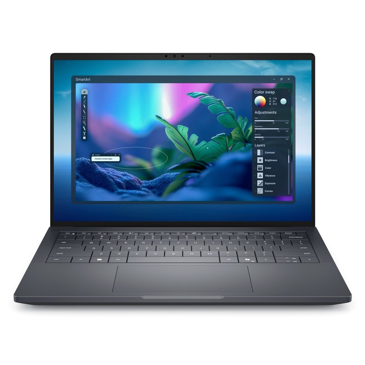 Laptop Dell Pro Max 14 Premium, Intel Core Ultra 7, 32 GB, 512 GB SSD, gri, 14"