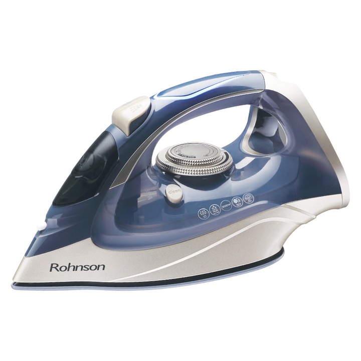 Fier de calcat, Rohnson R396, 3000W, 350ml, talpa ceramica, 220 g/mi, termostat