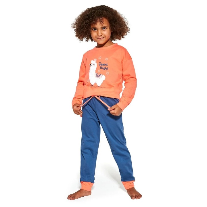 fete Cornette, bumbac, coral, Coral