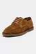 Tommy Hilfiger, Велурени обувки Stitchdown Derby, Тъмнокафяв/Карамел