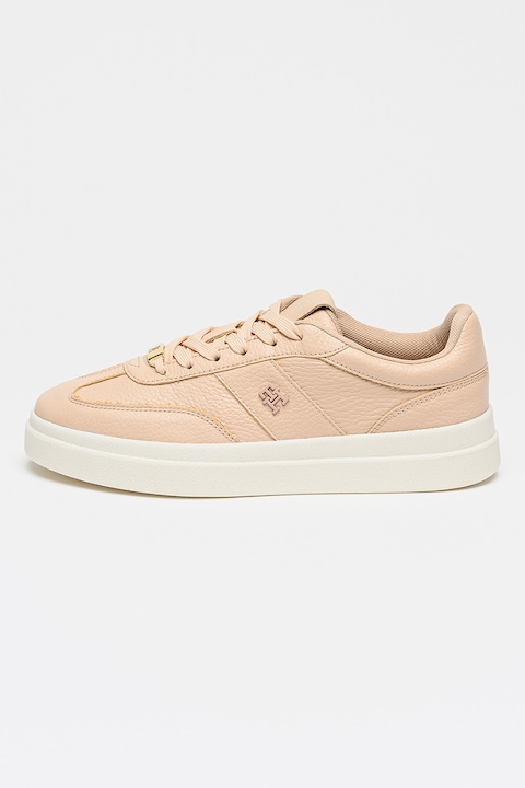Tommy Hilfiger, Кожени спортни обувки, Пастелнорозов