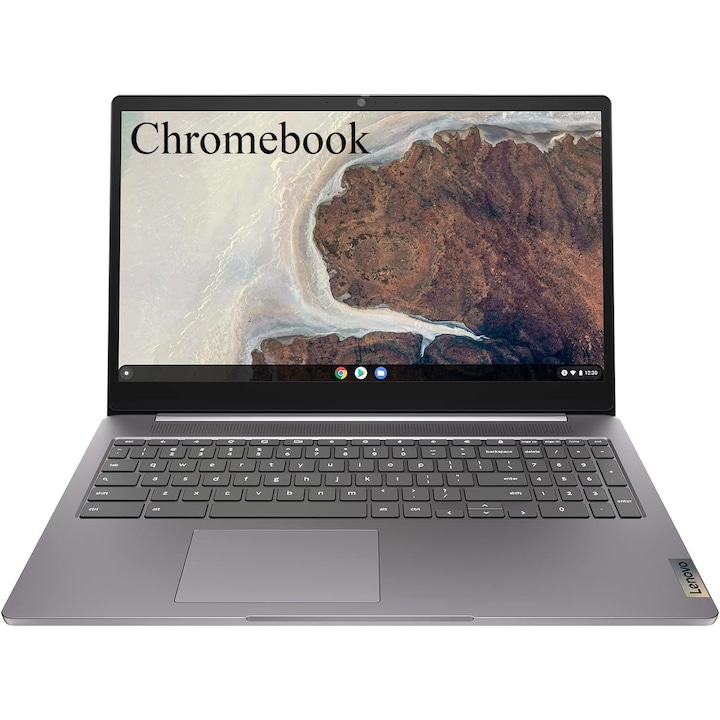 Лаптоп Lenovo IdeaPad 3 Chrome 15IJL6, 15.6″ FHD IPS, Intel Celeron N4500, 4GB DDR4, 64 GB eMMC, Intel UHD Graphics 600, 1.58 kg Arctic Grey