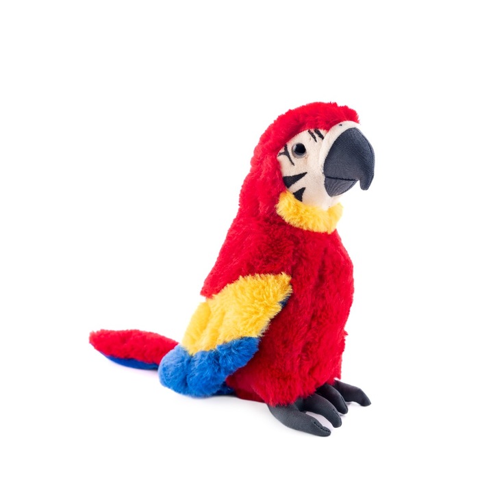 Плюшена играчка папагал, Mis Gustaw, Greg'ri, многоцветен, 20см