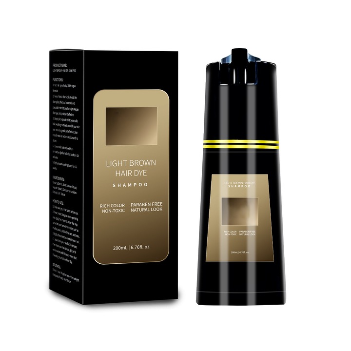 Sampon nuantator, acoperire pentru parul gri, unisex, saten deschis, 200ml